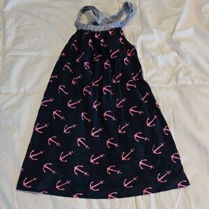 Crewcuts Pink and Navy Anchor Dress